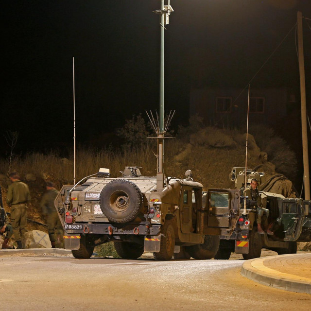 Izraelski vojnici na granici sa Sirijom