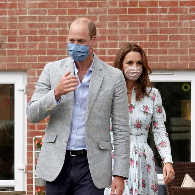 Prince William and Catherine Duchess of Cambridge have today carried out engagements in South Wales. Their Royal Highnesses firstly visited Barry Island where they heard from local business owners about the impact of COVID-19 on the tourism sector, before travelling to Shire Hall Care Home in Cardiff where they spoke to staff, residents and their family members.<br />
Prince William and Duchess of Cambridge visit to Shire Hall Care Home, Cardiff, South Wales, UK - 05 Aug 2020,Image: 550133825, License: Rights-managed, Restrictions:, Model Release: no, Credit line: -/Shutterstock Editorial/Profimedia