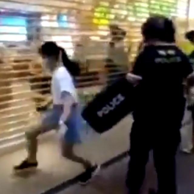 Uhićenje u Hong Kongu