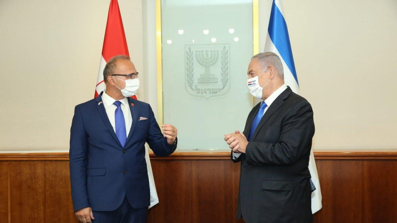Šef hrvatske diplomacije susreo se u Jeruzalemu s premijerom Benjaminom Netanyahuom