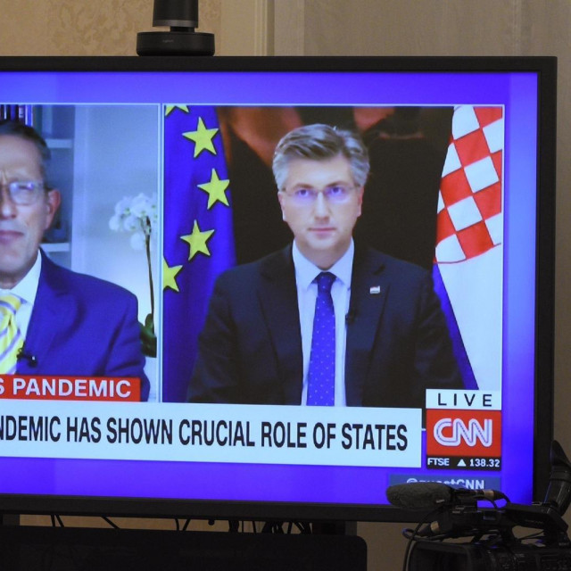 Andrej Plenković na CNN-u