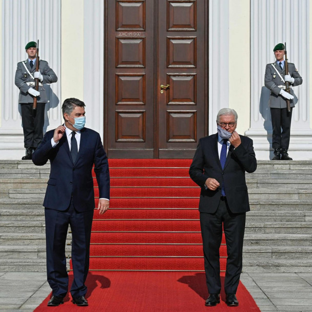 Frank-Walter Steinmeier i Zoran Milanović
