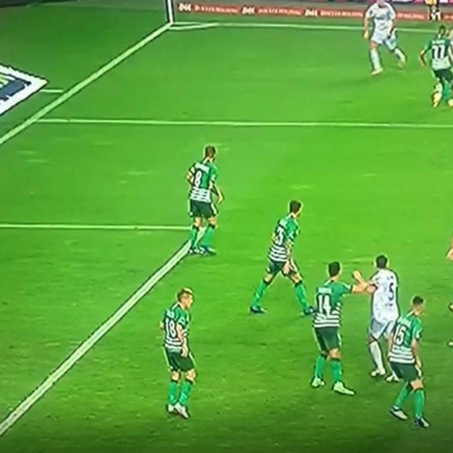 Sporna situacija iz 15. minute