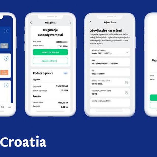 Interaktivno sučelje nove Moja Croatia aplikacije podiže iskustvo klijenata u korištenju osiguranja na novu razinu