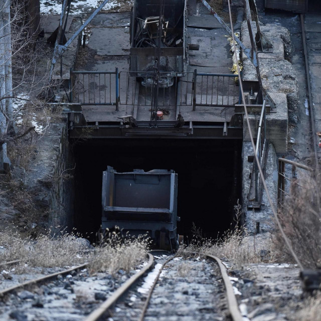 Kineski rudnik ugljena, arhivska fotografija
