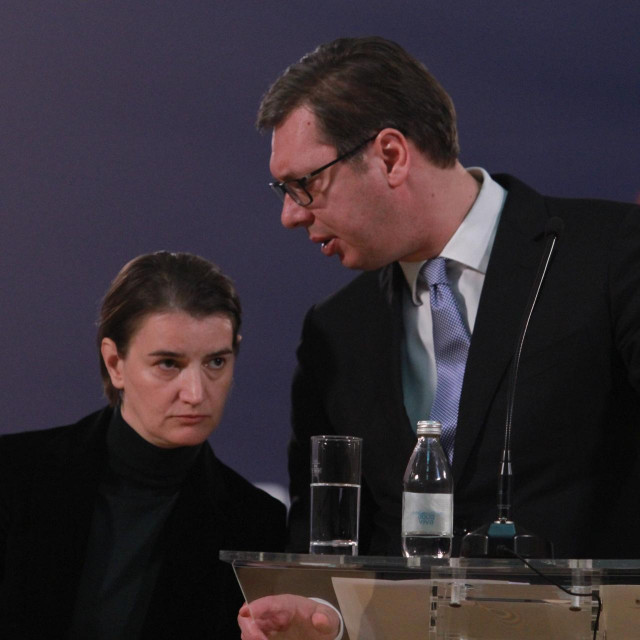 Ana Brnabić i Aleksandar Vučić