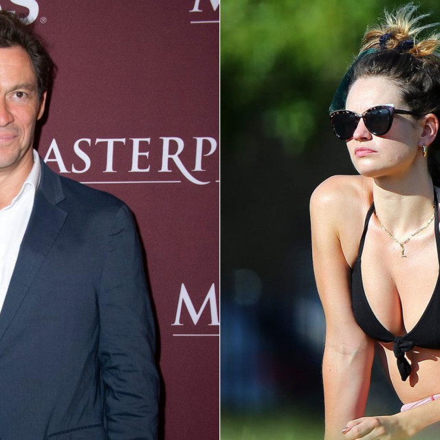 Dominic West i Lily James