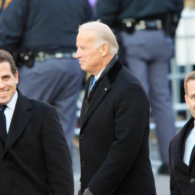 Joe Biden sa sinovima Hunterom (lijevo) i Beauom (desno) 