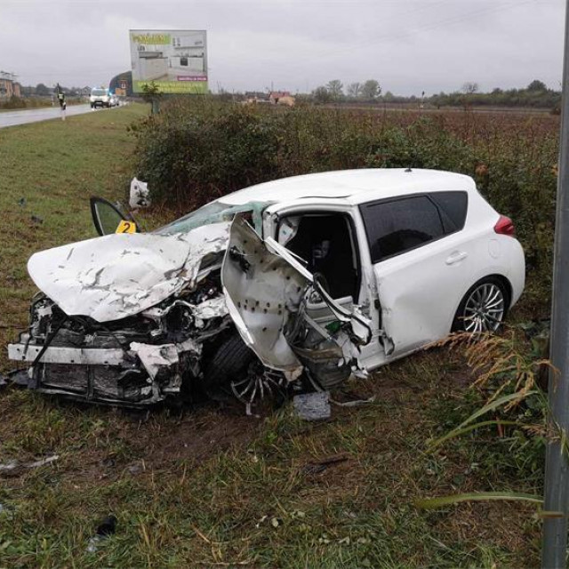 Nesreća na cesti Vinkovci-Nuštar