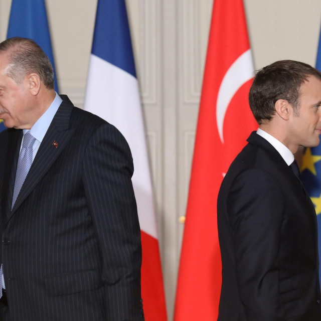 Recep Tayyip Erdogan i Emmanuel Macron 