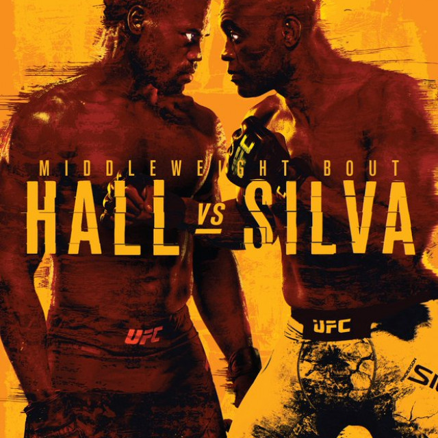 Hall vs. Silva poster