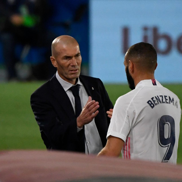 Zinedine Zidane i Karim Benzema