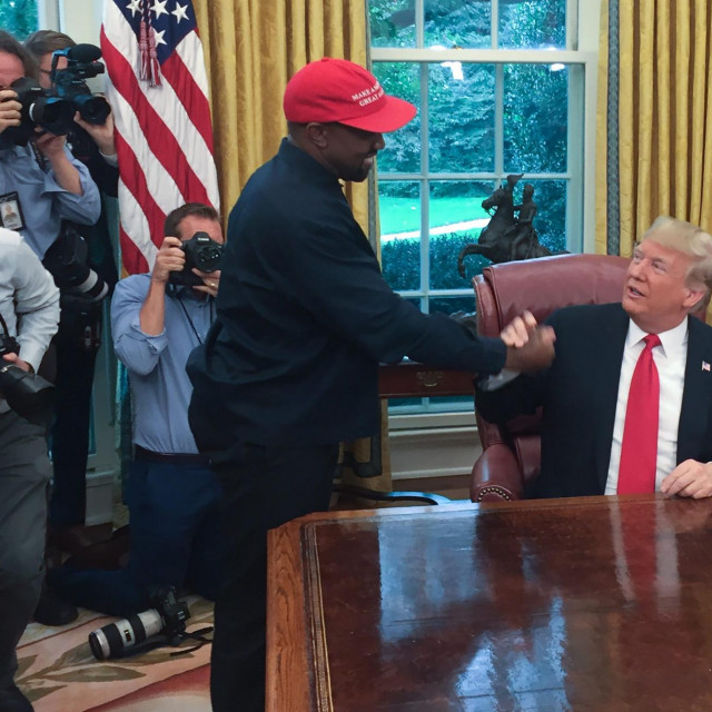Kanye West i Donald Trump