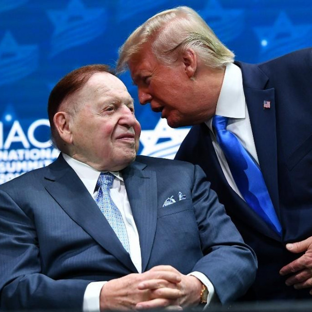 Sheldon Adelson i Donald Trump