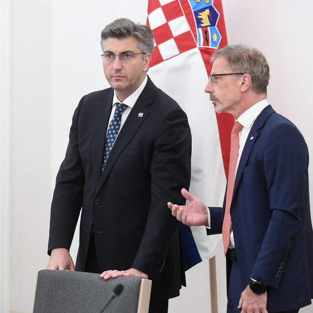 Andrej Plenković i Boris Vujčić, arhivska fotografija