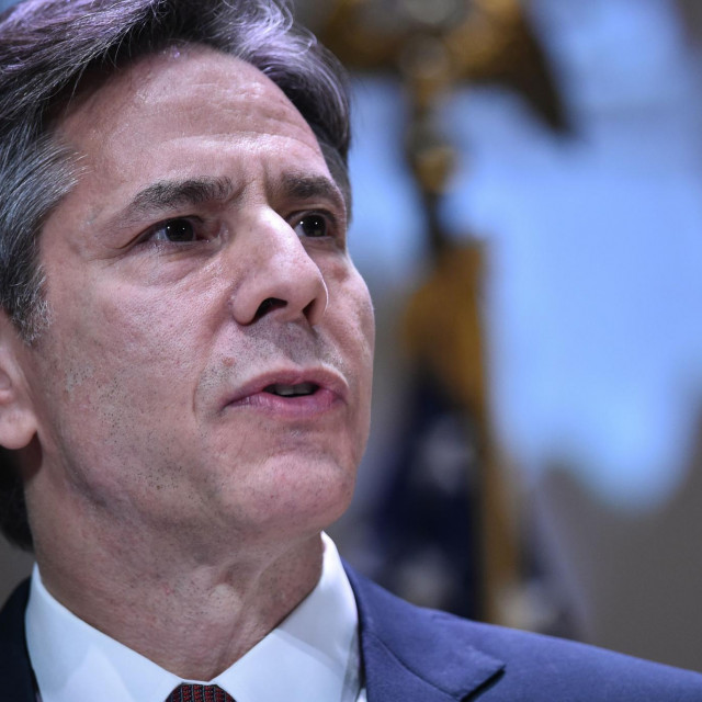 (FILES) In this file photo taken on June 20, 2016 US Deputy Secretary of State Antony Blinken takes part in a naturalization ceremony on World Refugee Day in recognition of those who have come to the US with refugee or asylum seeker status, at the US Holocaust Museum in Washington, DC. - President-elect Joe Biden plans to nominate veteran diplomat Antony Blinken as his secretary of state, a decision likely to signal a return to multilateralism after Donald Trump's shunning of traditional allies, US media reported November 22, 2020. (Photo by Mandel NGAN/AFP)