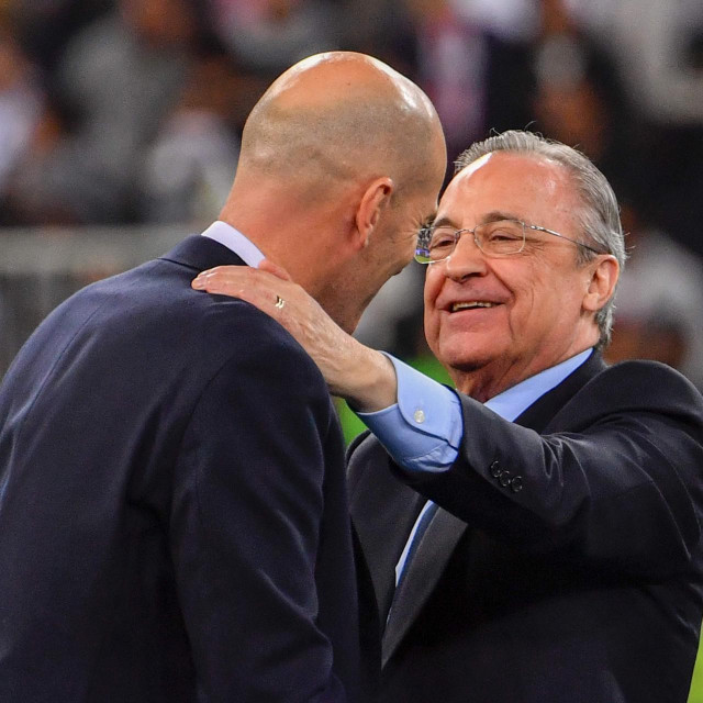 Florentino Perez s trenerom Zidaneom