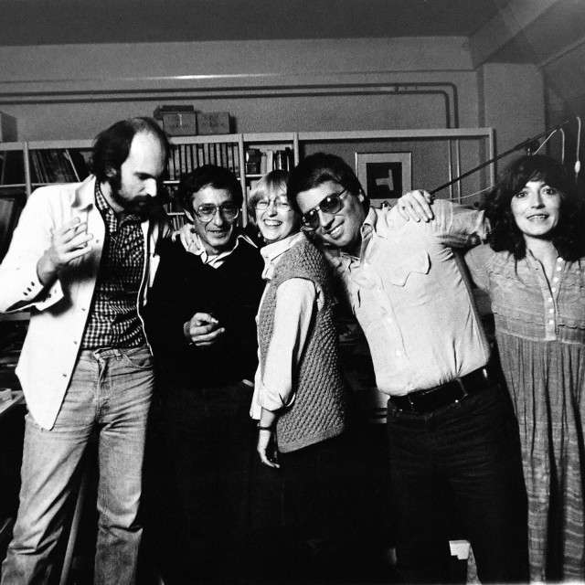 na slici: Nenad Popović, Albert Goldstein, Elizabeta Lalevska, Vjeran Zuppa i Jagoda Kaloper 1980. godine