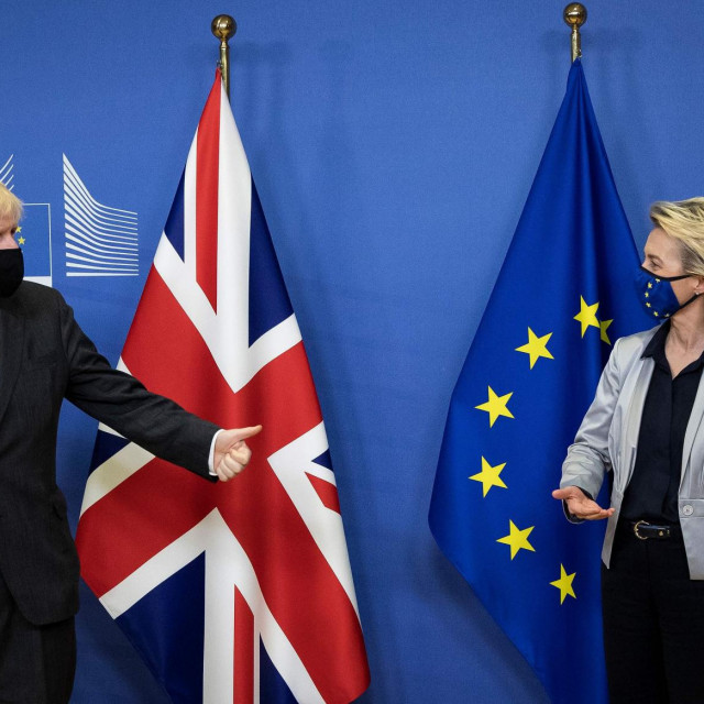 Britanski premijer Boris Johnson i šefica Europske komisije Ursula von der Leyen