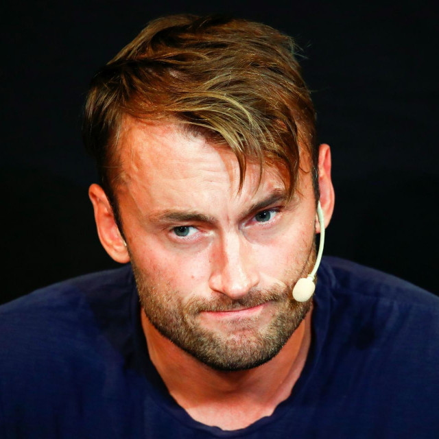 Former Norwegian cross-country ski star Petter Northug gives a press conference after he was charged with driving at high speed under the influence of drugs and with storing drugs on August 21, 2020 in Trondheim, Norway. - Petter Northug, who was recently found to be carrying cocaine by police, admitted to have a ”serious problem” with alcohol and drugs. (Photo by Terje Pedersen)/Norway OUT