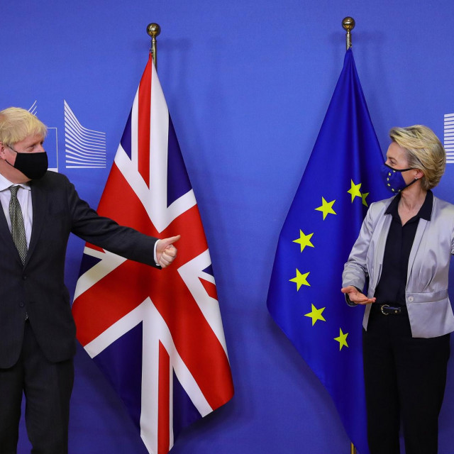 Boris Johnson i Ursula von der Leyen