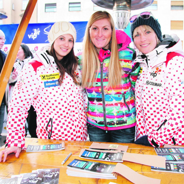 Janica Kostelić, Ana Jelušić i Nika Fleiss iz vremena kad su skijale zajedno