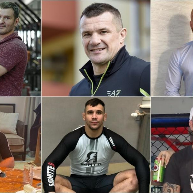 Stipe Miočić, Mirko Filipović, Conor McGregor, Khabib Nurmagomedov, Aleksandar Rakić, Colby Covington
 