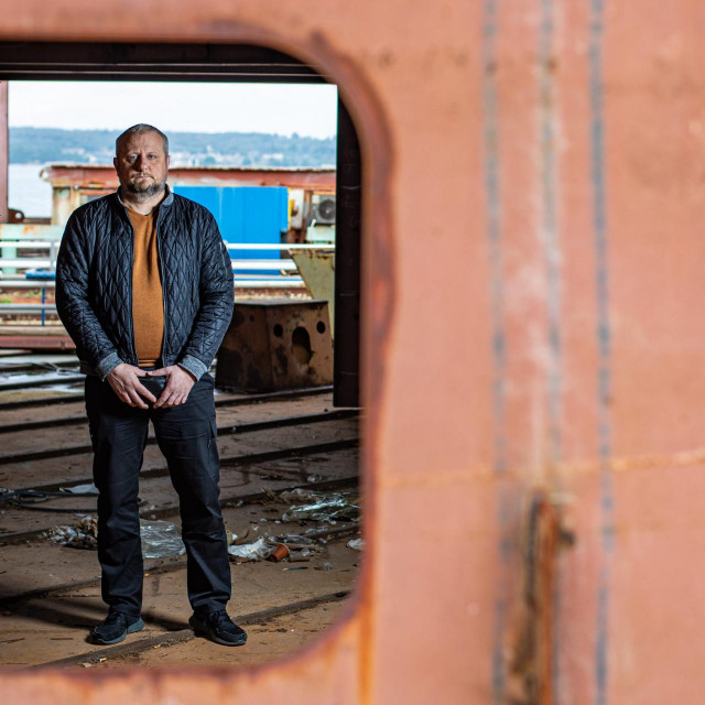 Novi direktor brodogradilišta Samir Hadžić koji je prije u toj tvrtki bio skladištar.