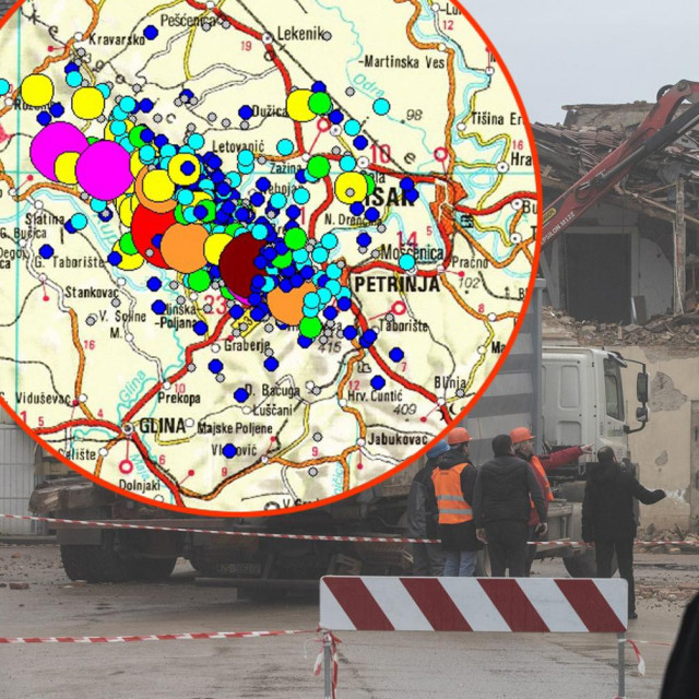Posljedice razornog potresa u centru Petrinje