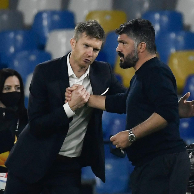 Rožman nakon utakmice protiv Napolija