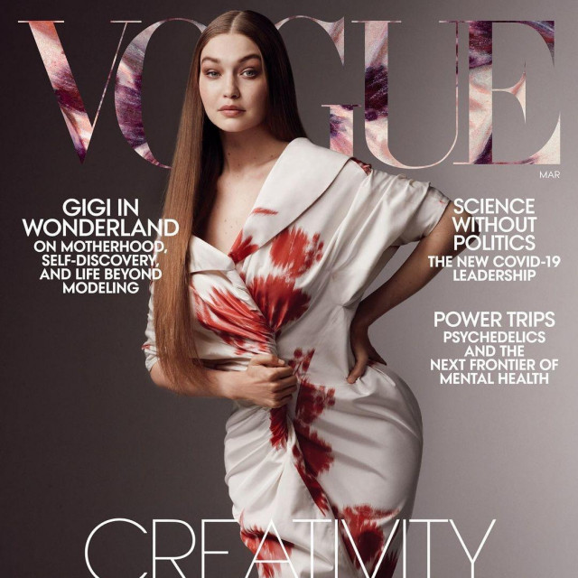 Gigi Hadid na naslovnici Voguea