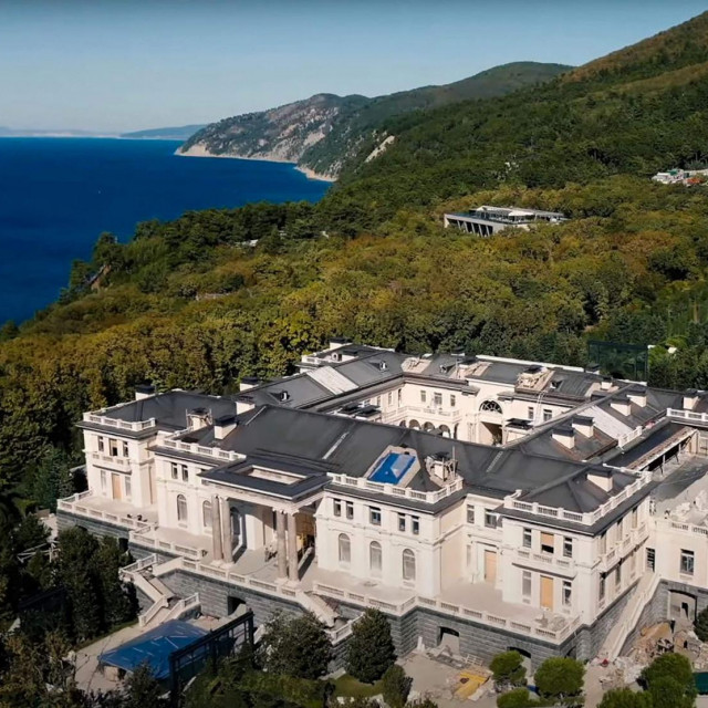 Navodna palača ruskog predsjednika Vladimira Putina na obali Crnog Mora