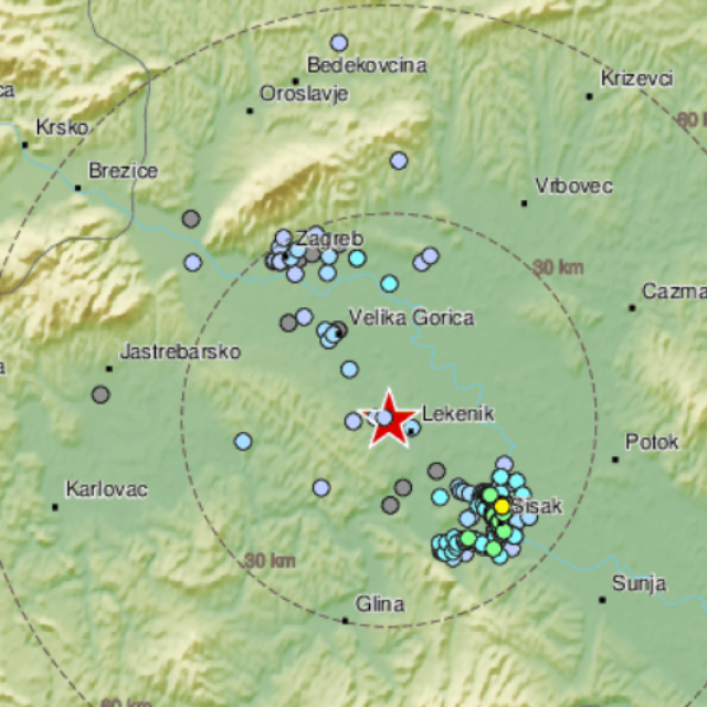 Potres na području Petrinje