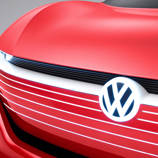 Volkswagen logo, ilustracija