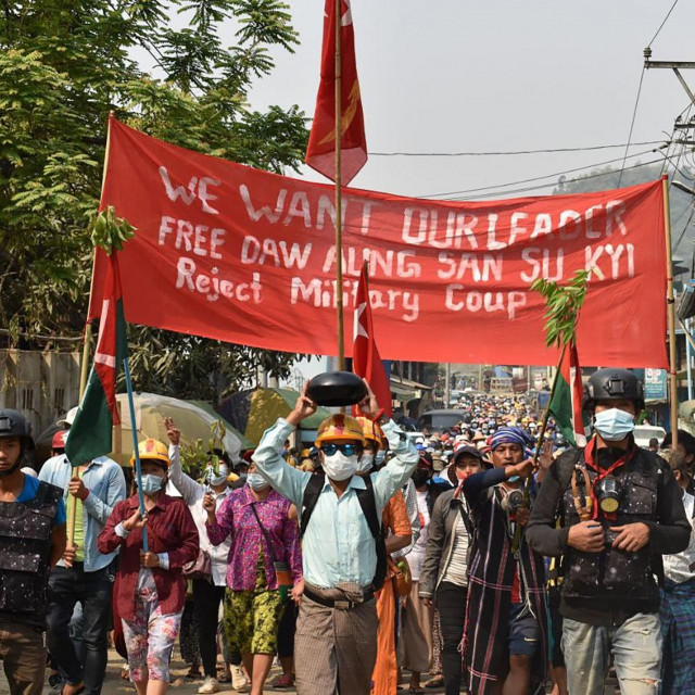 Prosvjedi u Mjanmaru