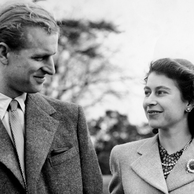 Princ Philip i kraljica Elizabeta 1947.