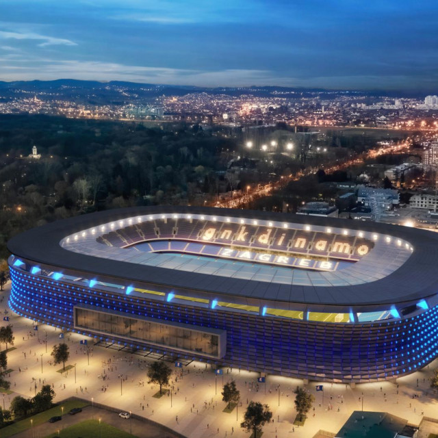Na temelju materijala napravljenih od strane kluba, a usklađenih sa standardima UEFA-e, vizualni izgled stadiona u Maksimiru napravio je poznati zagrebački arhitekt g. Otto Barić, sa svojim partnerima iz specijalizirane tvrtke Polymachine.