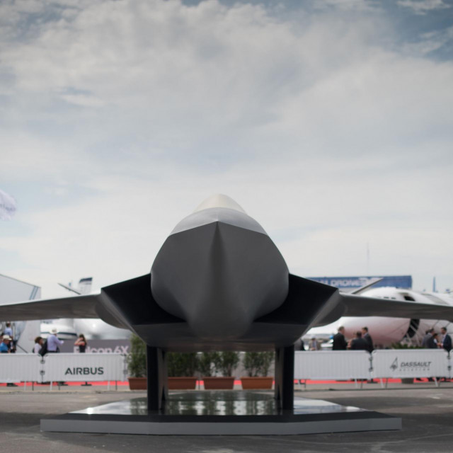 Future Combat Air System, model iz Pariza
