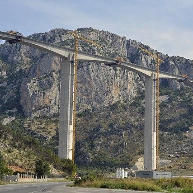 Most Moračica na autocesti u Crnoj Gori, rujan 2019.