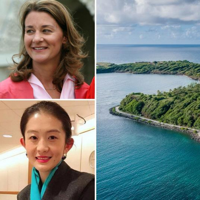 Melinda Gates, Shelly Wang Zhe i Otok Calivigny