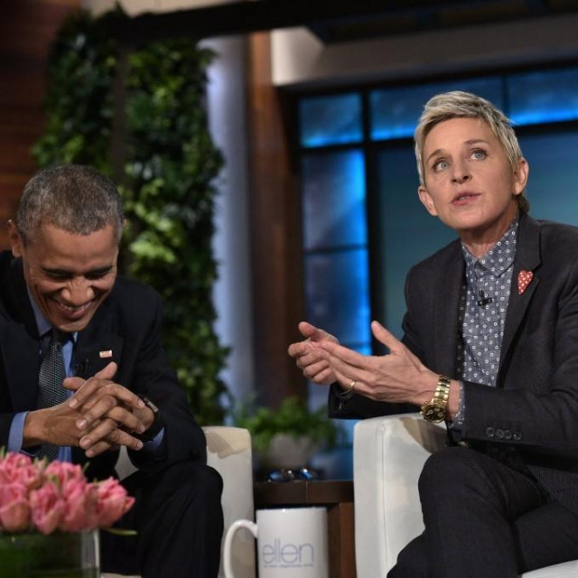 Barack Obama i Ellen DeGeneres 