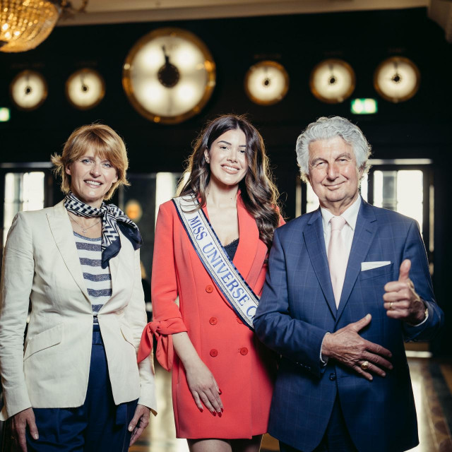 Mirna Naiia Marić, Miss Universe Hrvatske 2020. s Marijom i Vladimirom Kraljevićem