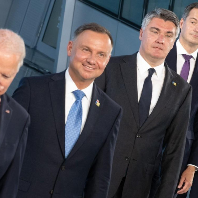 Joe Biden, Rumen Radev, Zoran Milanović, PAlexander De Croo i Mario Draghi