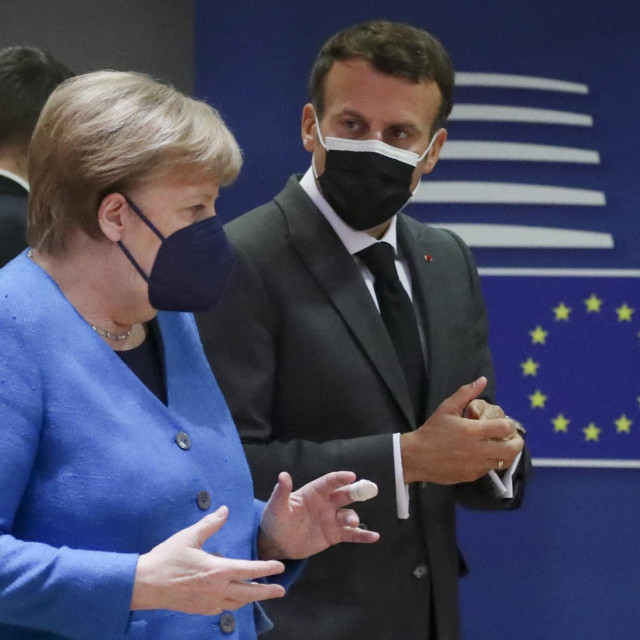Angela Merkel i Emmanuel Macron