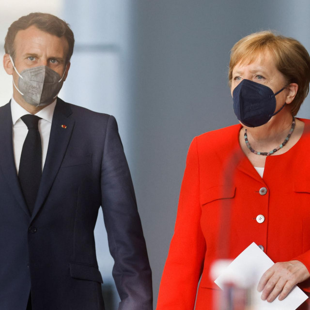 Angela Merkel, Emmanuel Macron