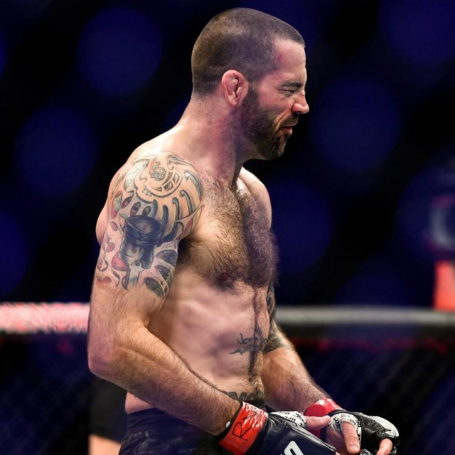 JACKSONVILLE, FL - MAY 16: Matt Brown (L) of the United States reacts after being defeated by Miguel Baeza (not pictured) of the United States in their Welterweight bout during UFC Fight Night at VyStar Veterans Memorial Arena on May 16, 2020 in Jacksonville, Florida. Douglas P. DeFelice,Image: 520688943, License: Rights-managed, Restrictions:, Model Release: no, Credit line: Douglas P. DeFelice/Getty images/Profimedia