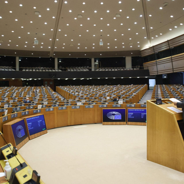 Prizor s rasprave u Europskom parlamentu, arhivska fotografija