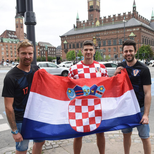 Igor Barlović, Domagoj Bešlić i Nikola Brdarić reprezentaciju su u Kopenhagen došli podržati iz Samobora