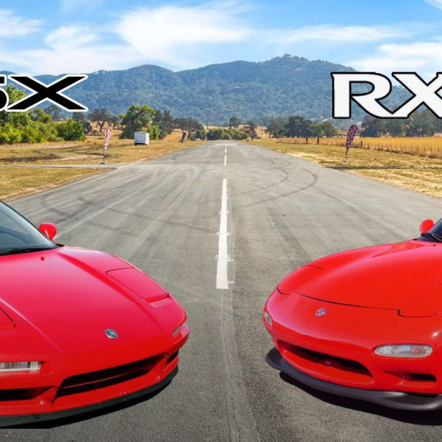 Honda NSX i Mazda RX-7 FD