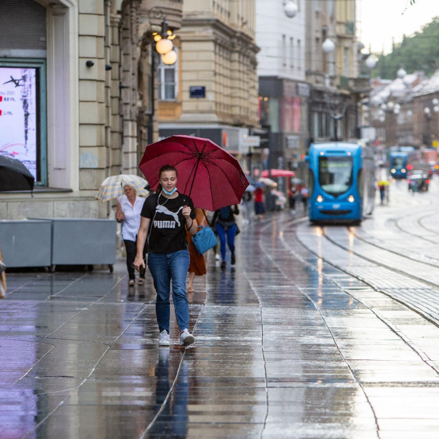 Kiša u Zagrebu